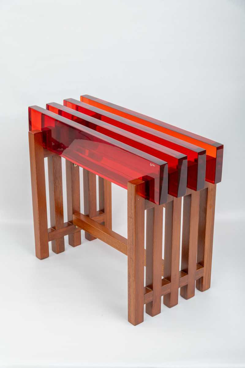 MESA/BANCO RIPA RETANGULAR 