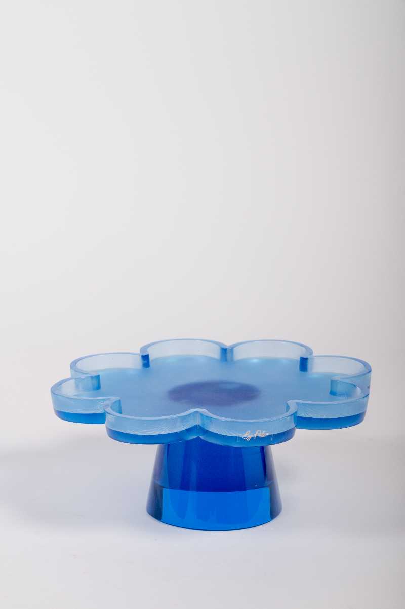 PRATO PARA BOLO FLOR P 24,5X10(h)cm- LA TABLE DE GISELLE