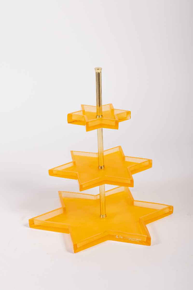 PORTA PETIT 3 ANDARES ESTRELA Ø34x38(h]cm - LA TABLE DE GISELLE