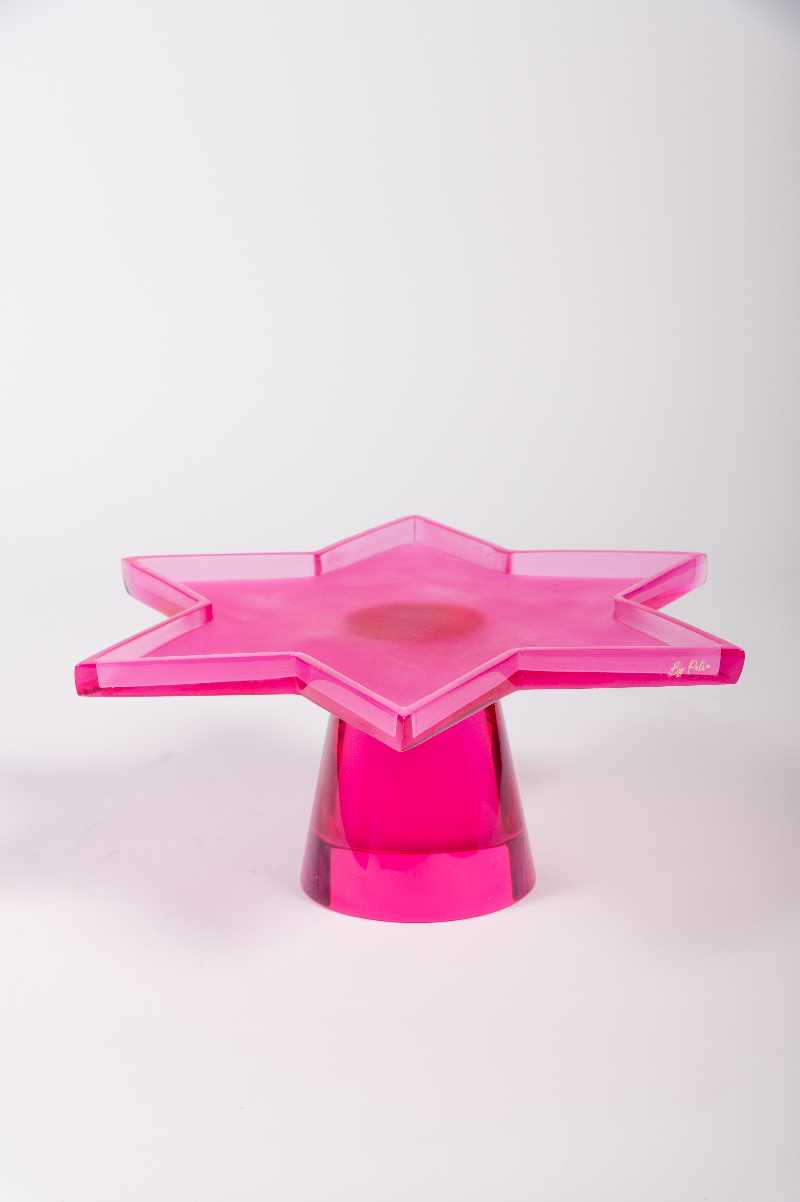 PRATO PARA BOLO ESTRELA M 34X10(h)cm- LA TABLE DE GISELLE
