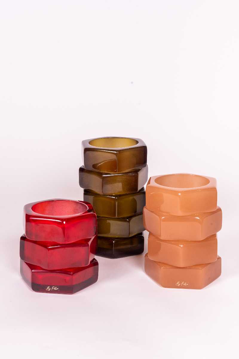 TRIO DE VASOS EME ALTERNADO RUELAS - DIMITRI LOCIKS